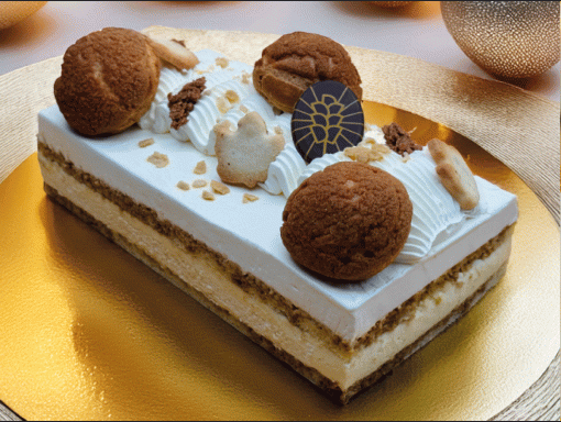 BÛCHE TIRAMISU À L'ÉRABLE