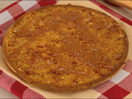 Tarte aux pommes et caramel